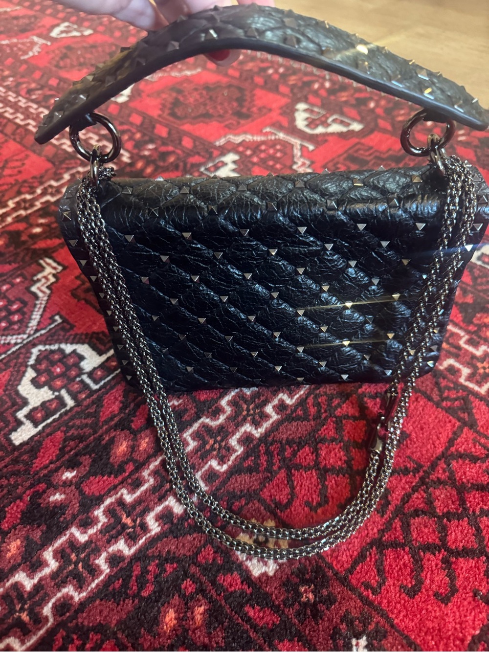 Valentino Garavani Rockstud Shoulder Bag - Picture 9 of 10
